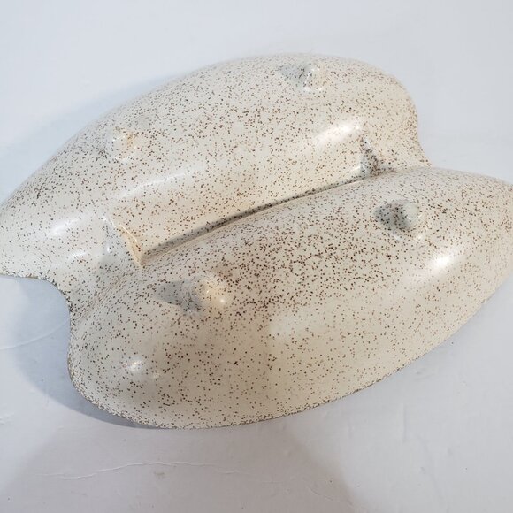 Vintage MCM Gold Ceramic Atomic Starburst Ashtray Tobacciana Decor Hollywood - Picture 5 of 7